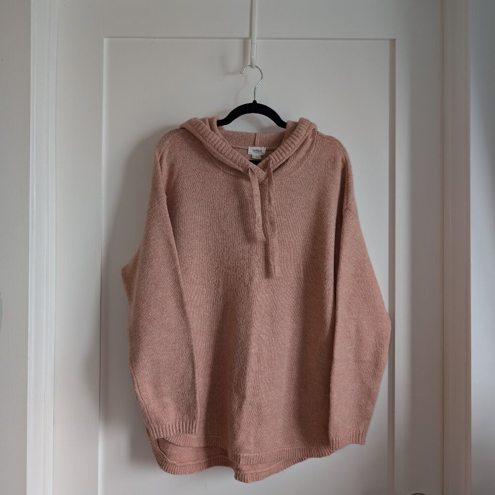EXPRESS | UpWest Curved Hem Oversized Sweater Hoodie